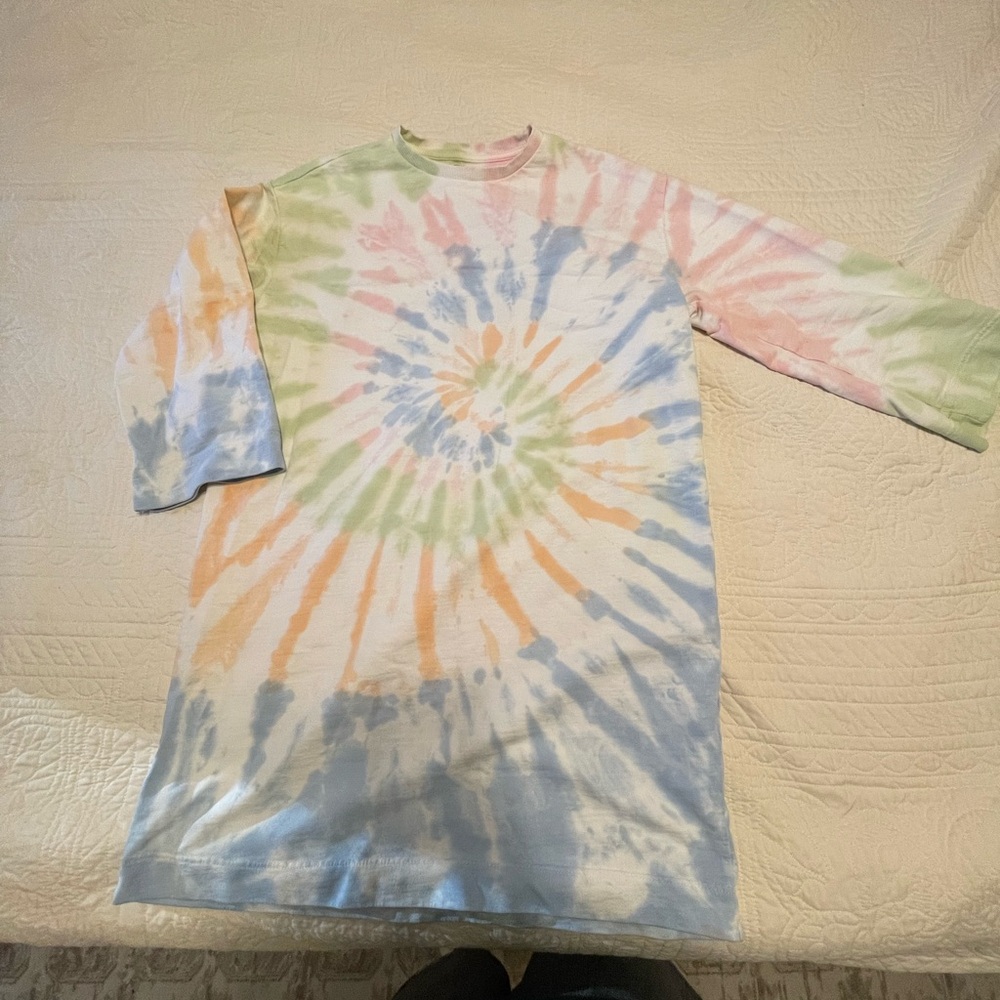 NATIVE YOUTH Tie-Dye Mini Dress - Multicolor